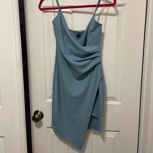 NWT Blue Small Bodycon High Slit Dress from Windsor